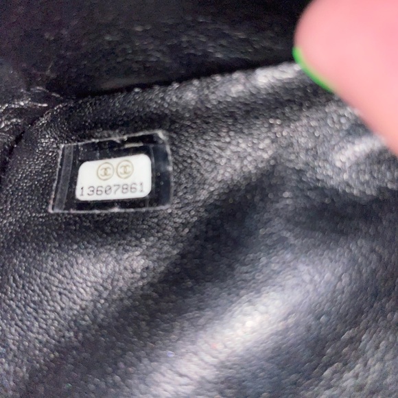 SOLD CHANEL Classic Black Quilted Caviar Silver Chain Jumbo Large Flap Bag - Picture 6 of 13